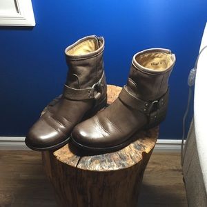 Frye Harness Ankle Boots Size 7